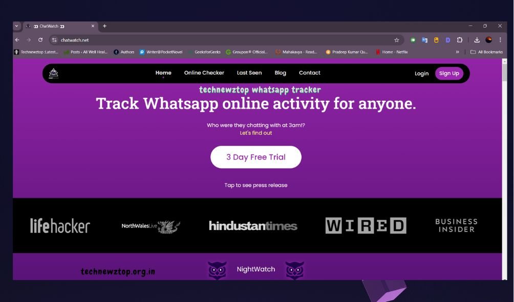 Technewztop Whatsapp Tracker Top 5 Apps to Track Online Activity