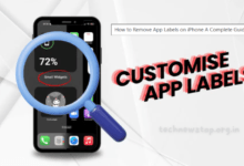 How to Remove App Labels on iPhone Technewstop app